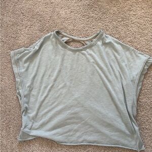 Casual Light Blue Women's Top